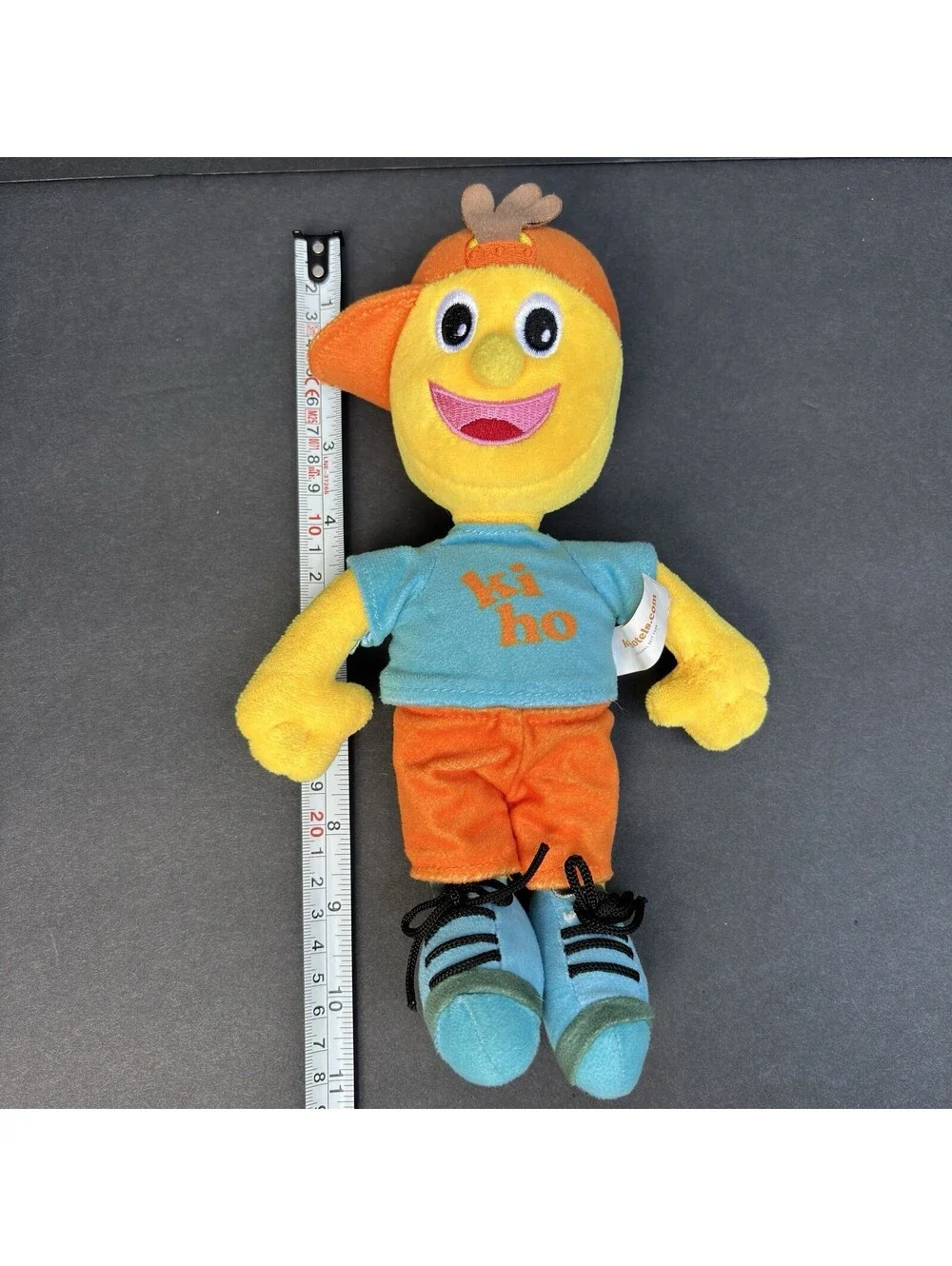 Kinderhotels Ki Ho Plush Doll Toy Stuffed Animal Blue Orange